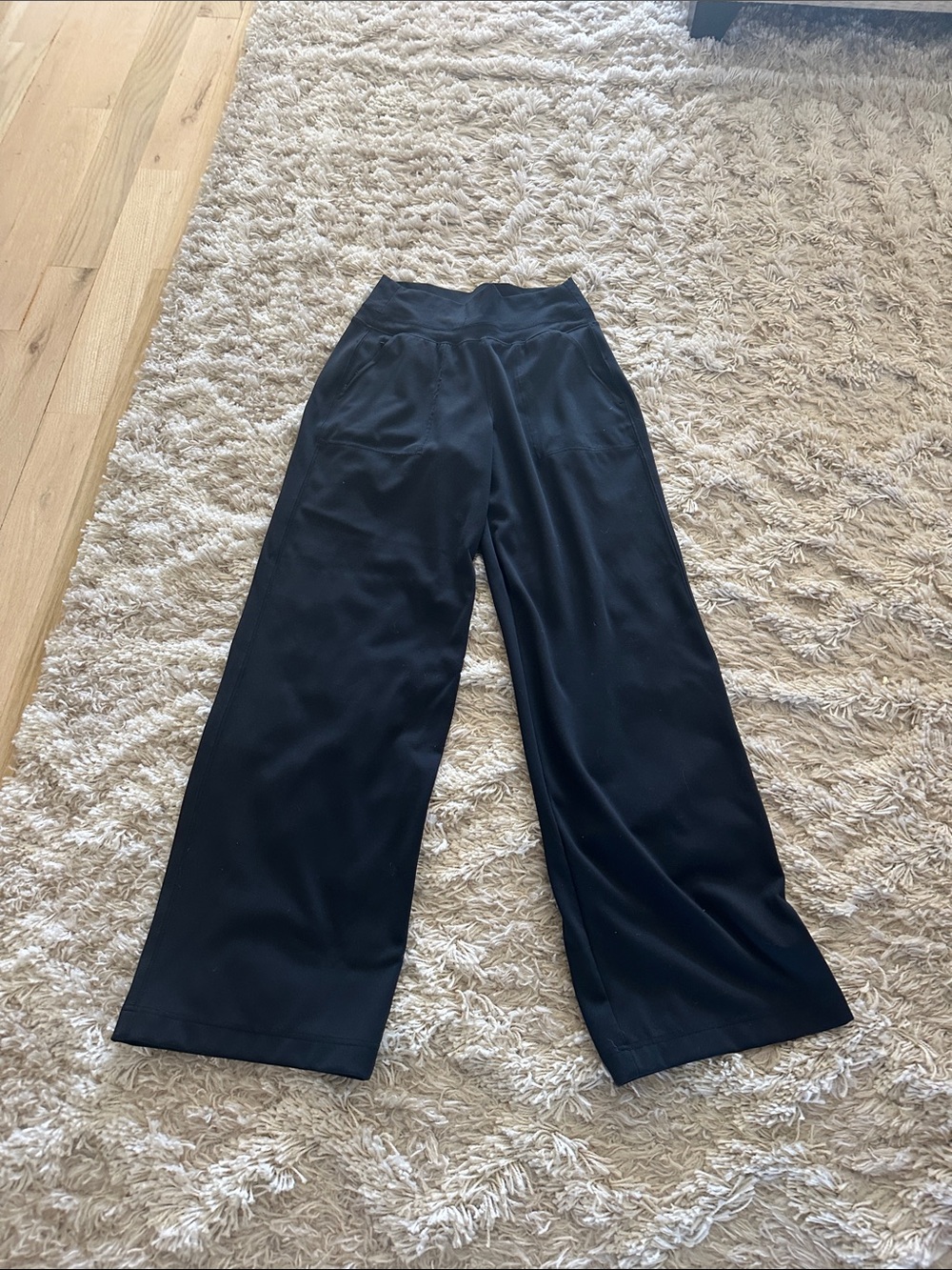 Athleta Black Wide-Leg Women's Pants